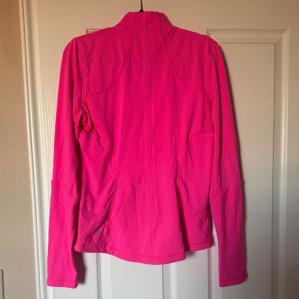 lululemon athletica Pink Jacket sz 12 - Picture 3 of 4